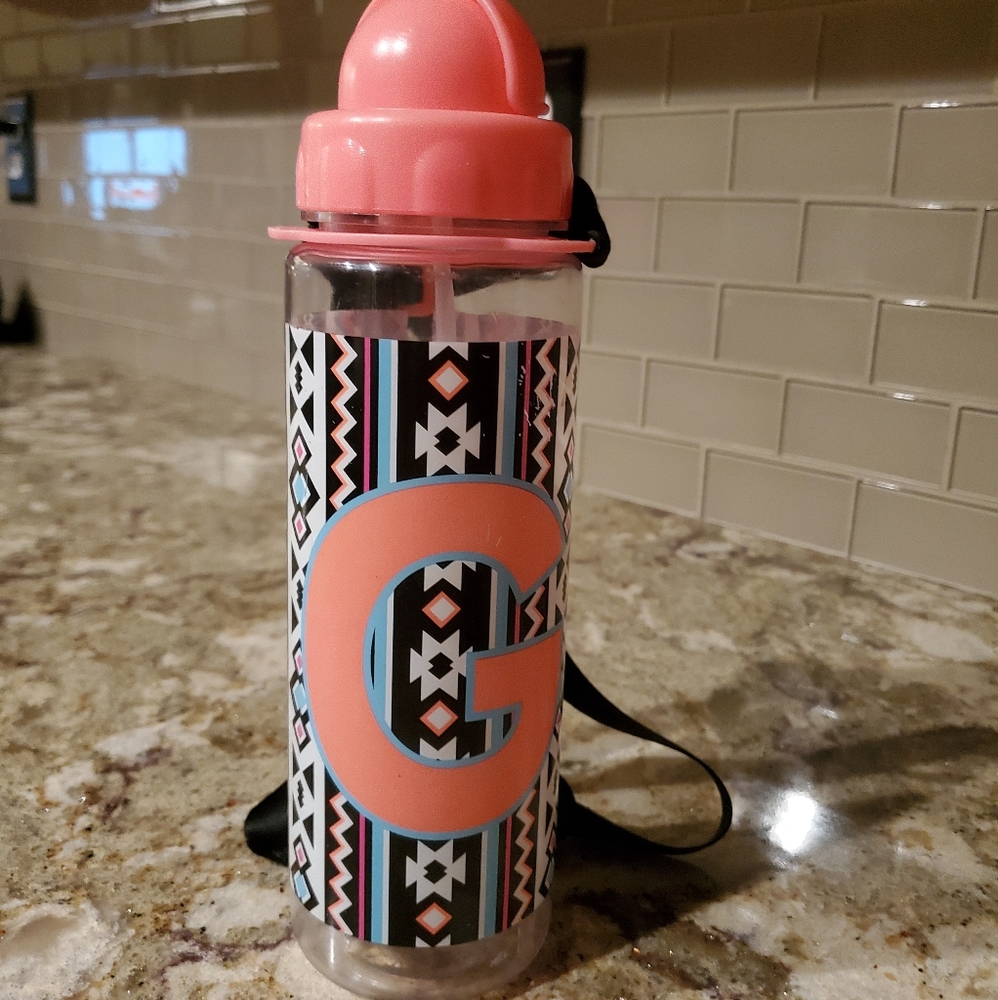 G plastic reusable waterbottle